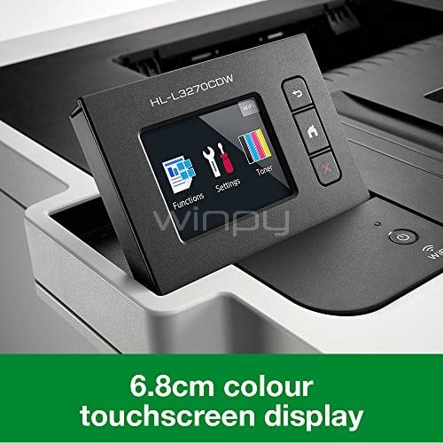 Impresora Brother HL-L3270CDW Láser (Color, Dúplex, 25ppm, 2400ppp, Wi-Fi/USB/Ethernet)