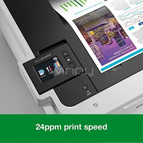 Impresora Brother HL-L3270CDW Láser (Color, Dúplex, 25ppm, 2400ppp, Wi-Fi/USB/Ethernet)