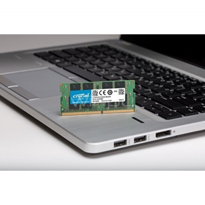 CT8G4SFS824A | RAM 8 GB DDR4 Crucial pour Ordinateur portable 2400 MHz SODIMM 1.2 V | RS