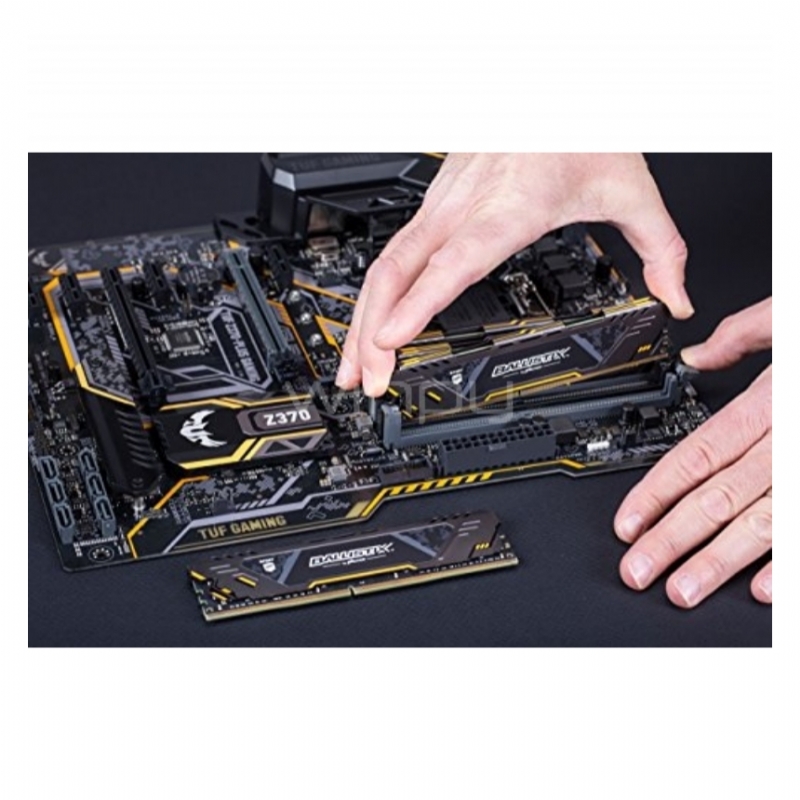 Memoria Ballistix Sport AT DDR4 de 8 GB para Juegos (2666 MT/s, PC4-21300, SR x8, DIMM, 288-Pin)