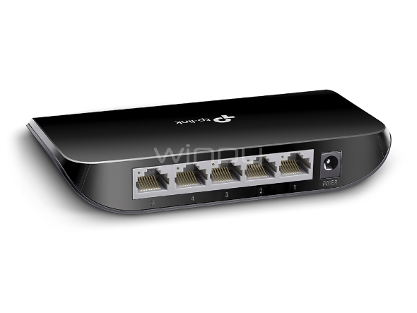 Switch TP-Link para sobremesa con 5 puertos Gigabit (5 puertos, no administrable)