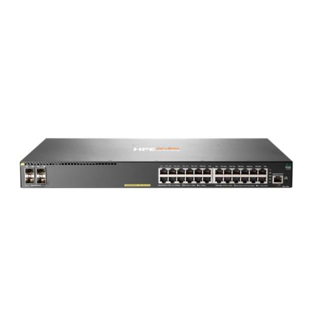 Switch HP Aruba 2930F Ethernet PoE + ( 24 puertos Gigabit con cuatro puertos SFP de 1 Gb / s )