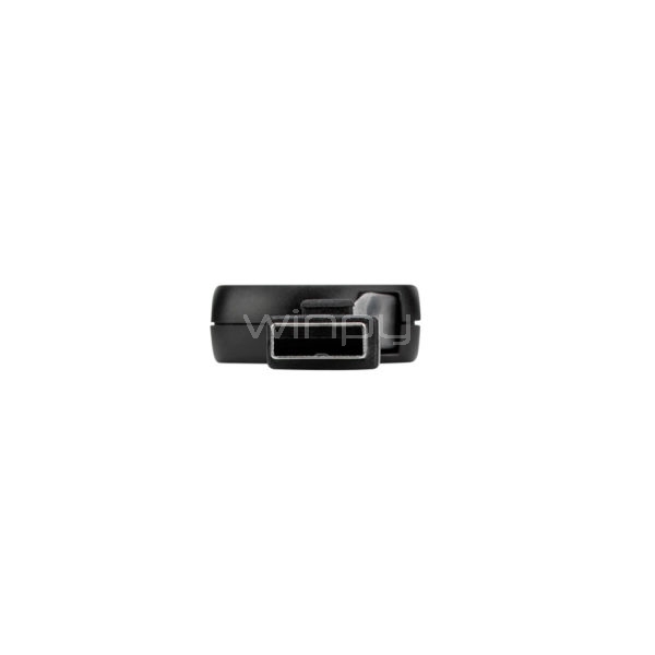 Replicador de puertos Targus USB 2.0 (4 Puertos, PC y Mac, Negro)