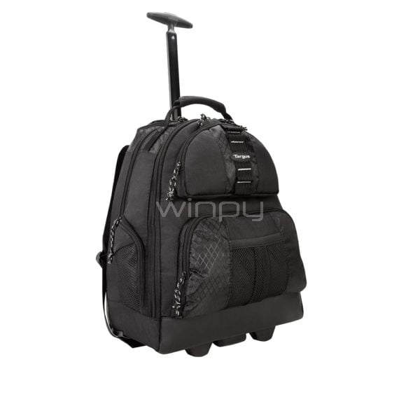 Mochila con ruedas Targus de 28 litros (Notebook hasta 15.6“, Negra) -  Winpy.cl