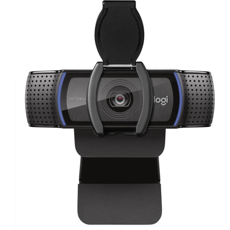 Cámara Web Logitech C920s PRO (1080p/720p, 30fps, Micrófono Dual, Mac-PC)