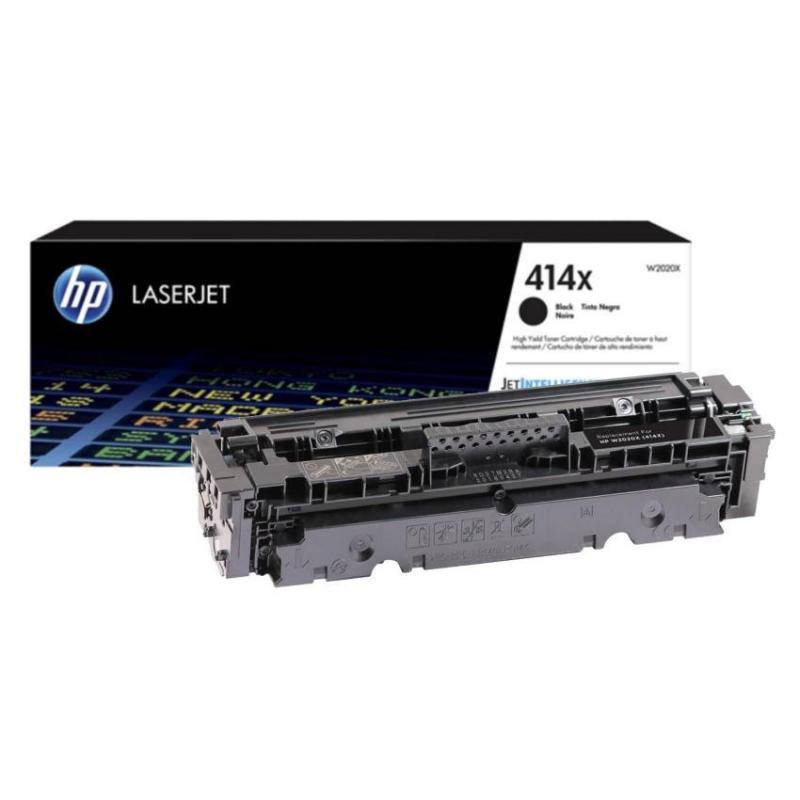 Cartucho de tóner HP LaserJet 414X negro de alto rendimiento (W2020X)