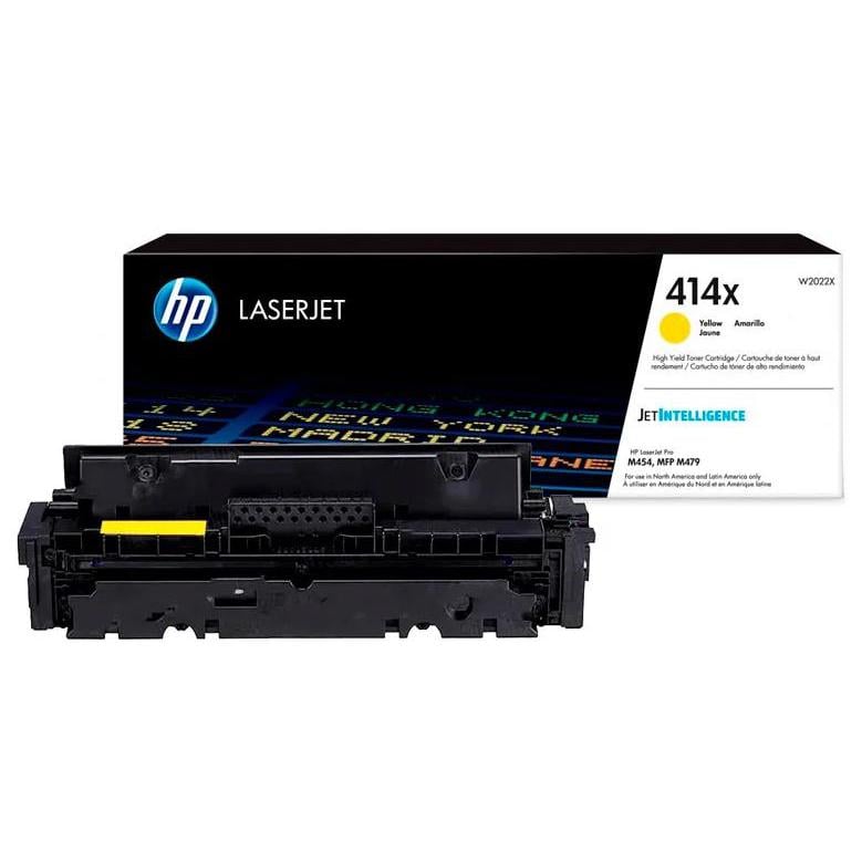 Cartucho de tóner HP LaserJet 414X amarillo de alto rendimiento (W2022X)