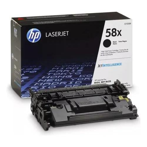 Cartucho de tóner HP 58X LaserJet negro de alto rendimiento (CF258X)