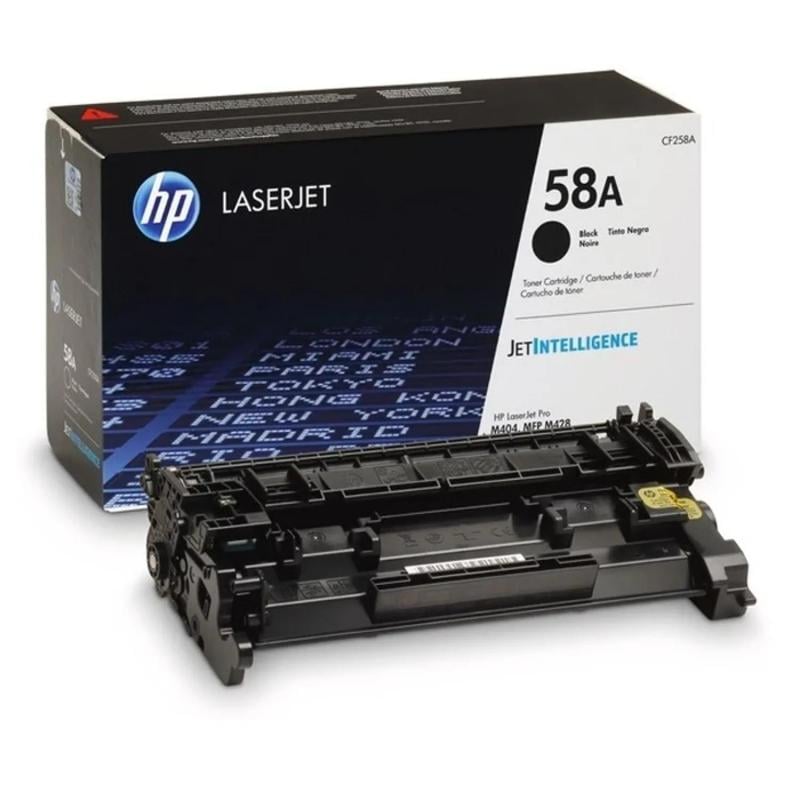 Cartucho de tóner HP 58A LaserJet negro (CF258A)