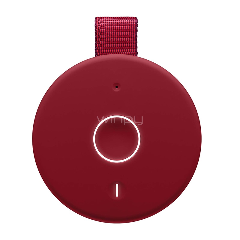 Parlante Inalámbrico Logitech UE MegaBoom 3 (Bluetooth, Sonido 360°, Rojo)