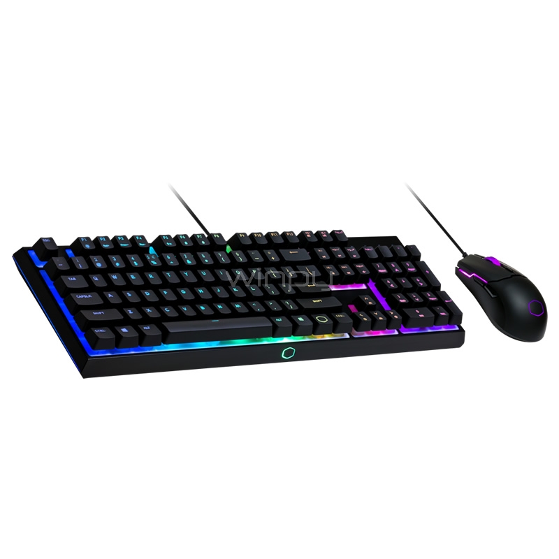 Kit Teclado - Mouse Gamer Cooler Master MS111 (Meca-Membrana, Anti-Ghosting, 3200dpi, RGB)