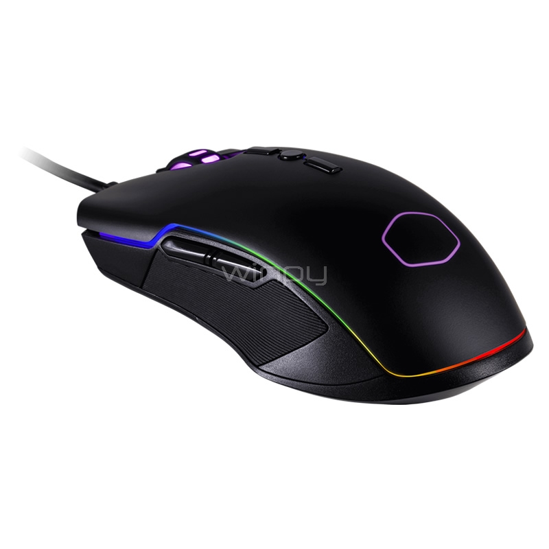 Mouse Gamer Cooler Master CM310 (RGB, 10.000 DPI, Negro)