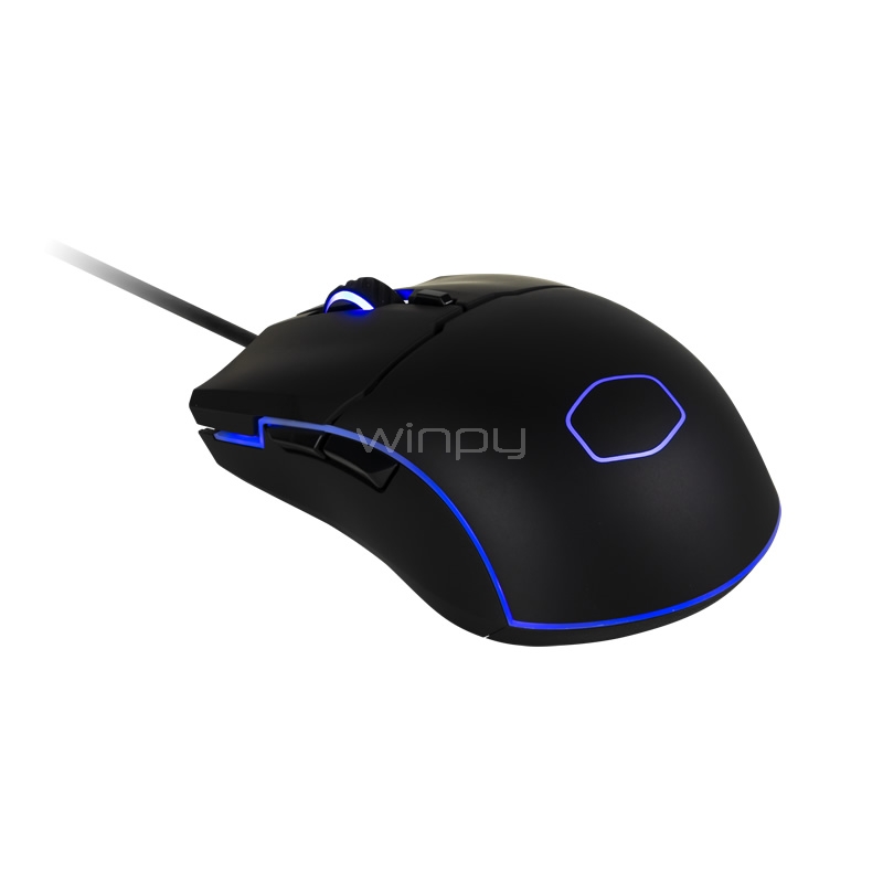 Mouse Gamer Cooler Master CM110 (RGB, 6.000 DPI, Negro)