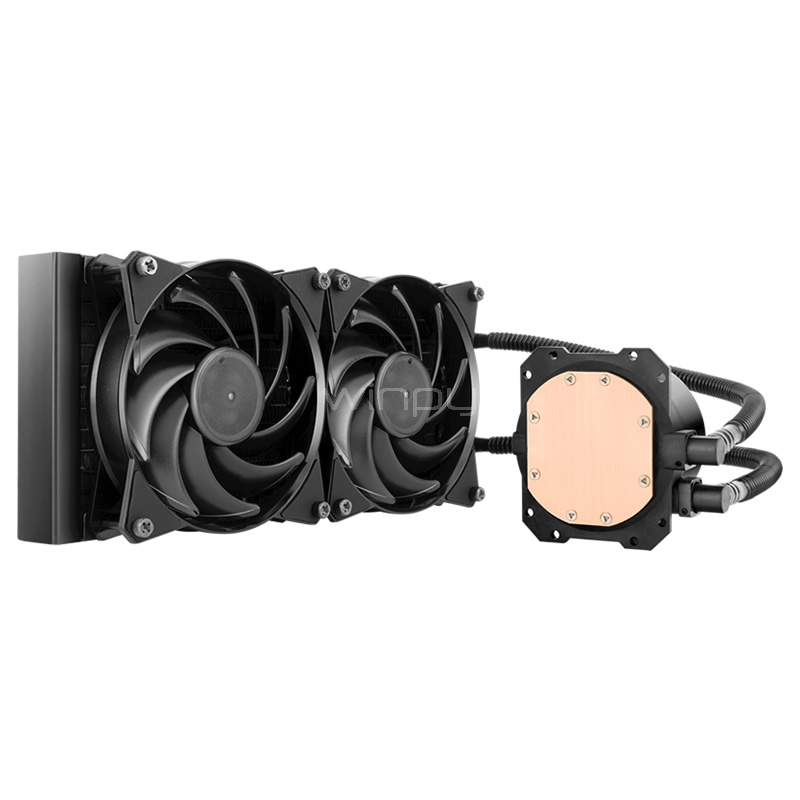 Refrigeración Líquida Cooler Master MasterLiquid Lite 240 (Intel-AMD, Dual Fan 120mm)
