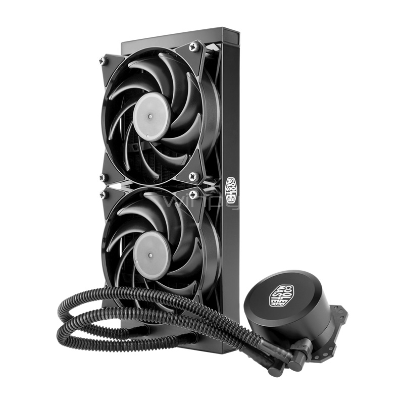 Refrigeración Líquida Cooler Master MasterLiquid Lite 240 (Intel-AMD, Dual Fan 120mm)