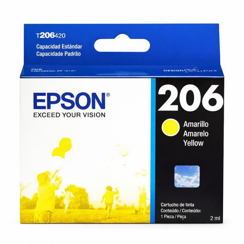 Cartucho de Tinta Epson T206 Amarilla