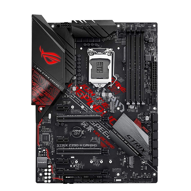 Placa Madre Asus ROG STRIX Z390-H GAMING (LGA1151v2, DDR4 2133/4266MHz, M.2 x2, RAID, RGB, ATX)