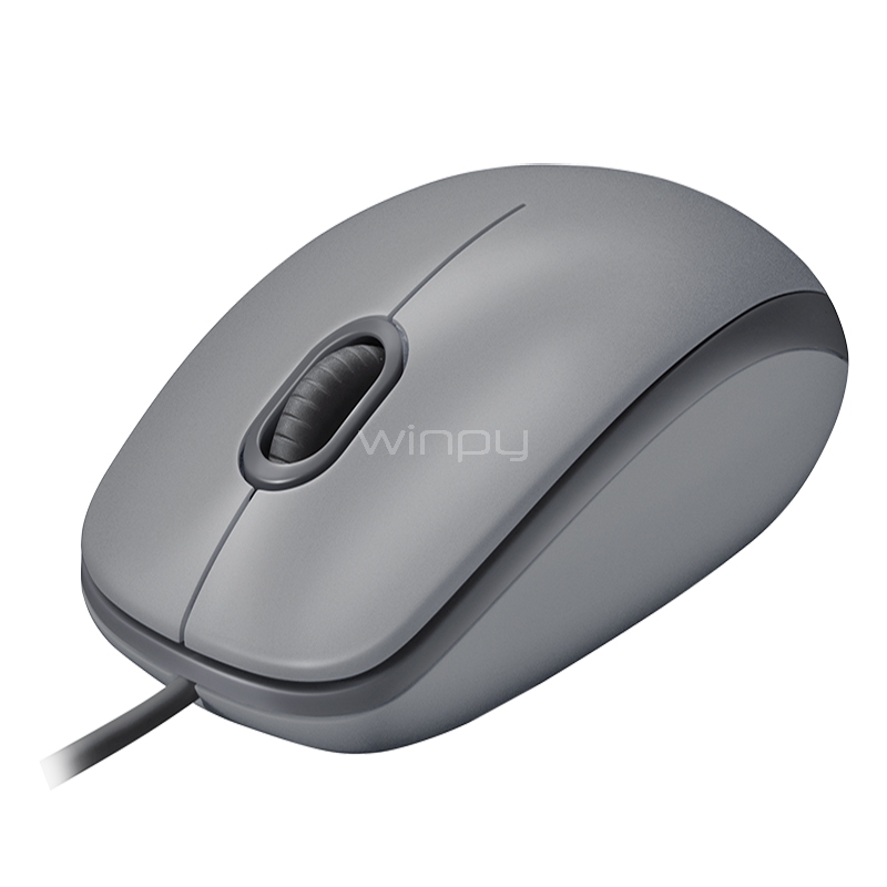 Mouse Logitech M110 Silent Silver (USB, 1000dpi, 3 Botones)