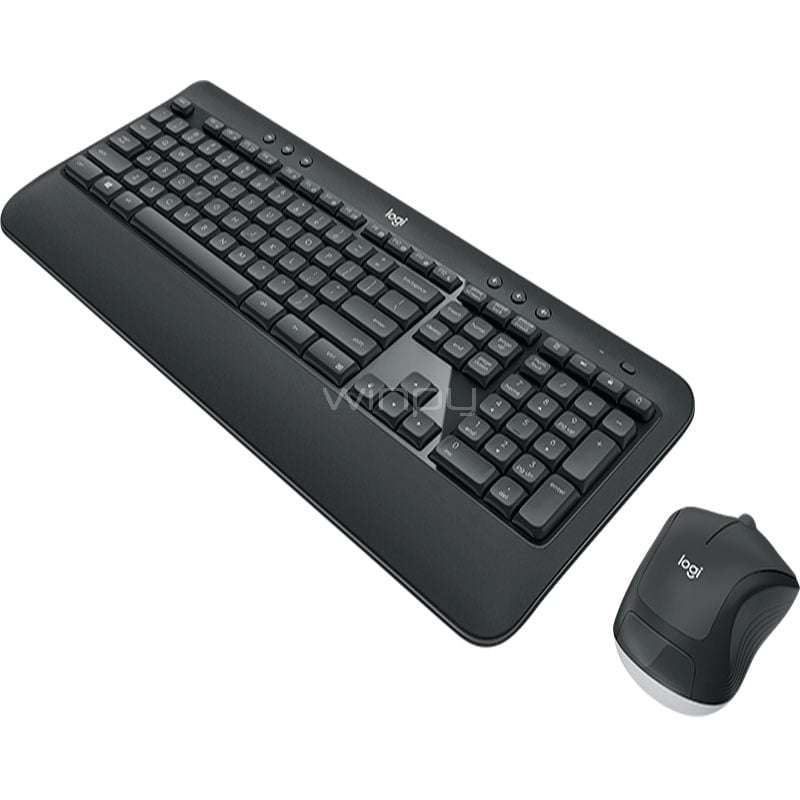 Kit Teclado + Mouse Inalámbrico Logitech MK540 Advanced  (USB, Negro)