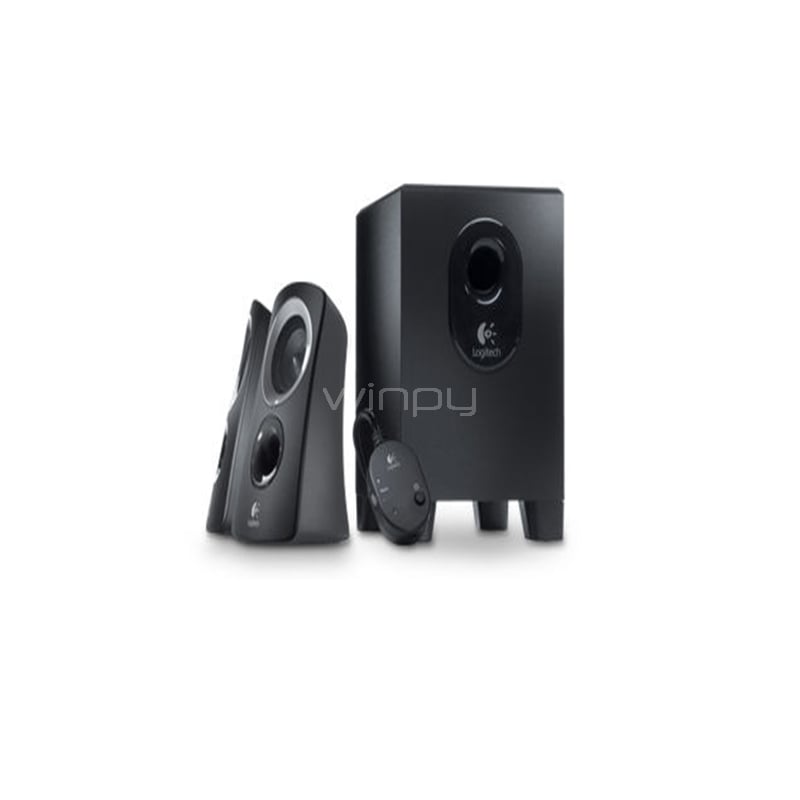 Parlantes Logitech Z313 (Sonido 2.1, Subwoofer, Negro)