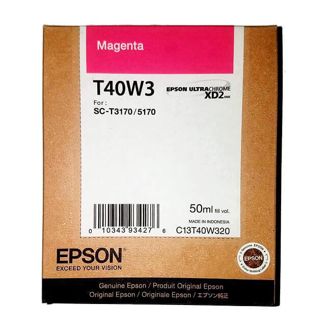 Cartucho de tinta  Epson UltraChrome XD2 T40W ( magenta 50 ml)