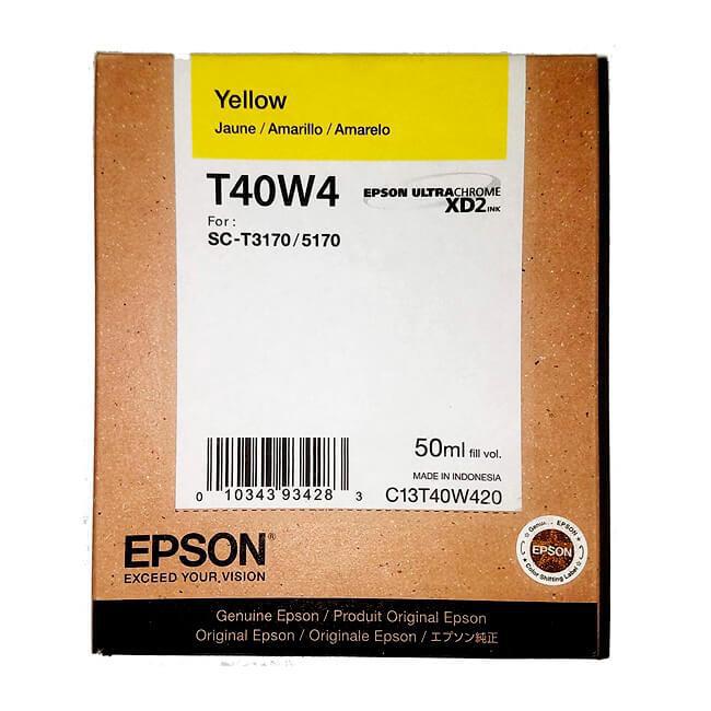 Cartucho de tinta  Epson UltraChrome XD2 T40W ( amarillo 50 ml)