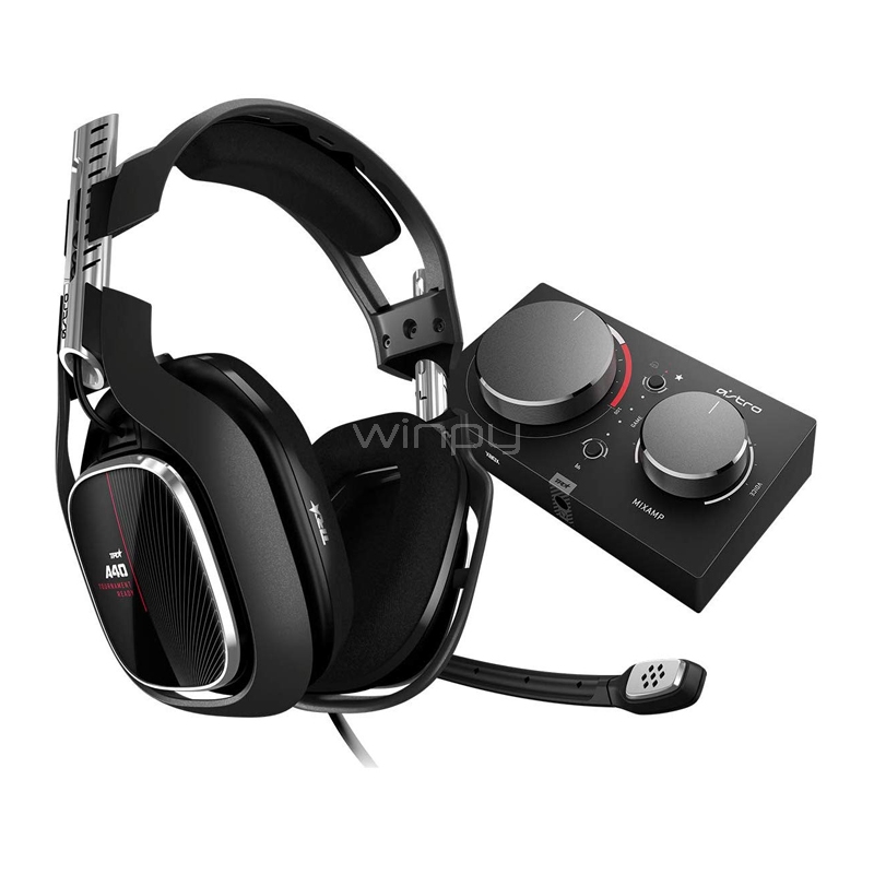 Audifonos Gamer Logitech Astro A40 TR + MixAmp Pro TR (Xbox One/PC/Mac, Black)