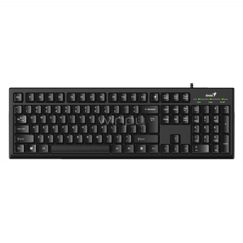 Teclado Genius Smart Keyboard KB-100 (USB, Español, Negro)
