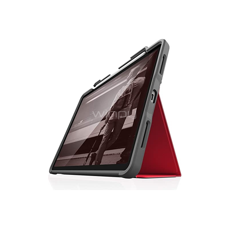 Funda Folio STM Dux Plus para iPad Pro 11 (Rojo)