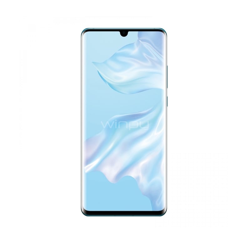 Celular Huawei P30 Pro de 6.47“ (OctaCore, 8GB Ram, 256GB Internos, Doble Camara, Azul Claro)