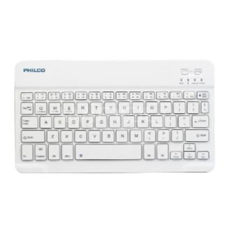 Mini Teclado Philco BK-701 (Bluetooth, 7“, Blanco)