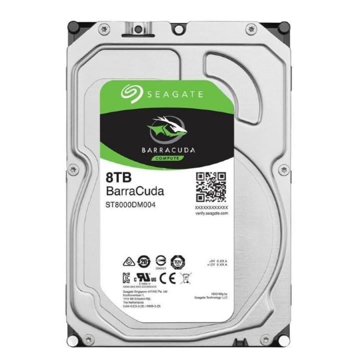 Disco duro Seagate BarraCuda de 8TB (SATA, 5400rpm, 256MB caché, Formato 3.5“)