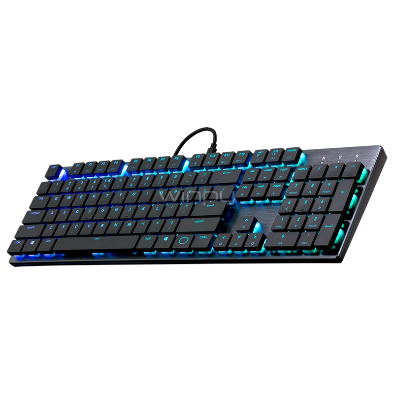 Teclado Mecánico Cooler Master SK650 (Cherry MX Low Profile, RGB, Español)