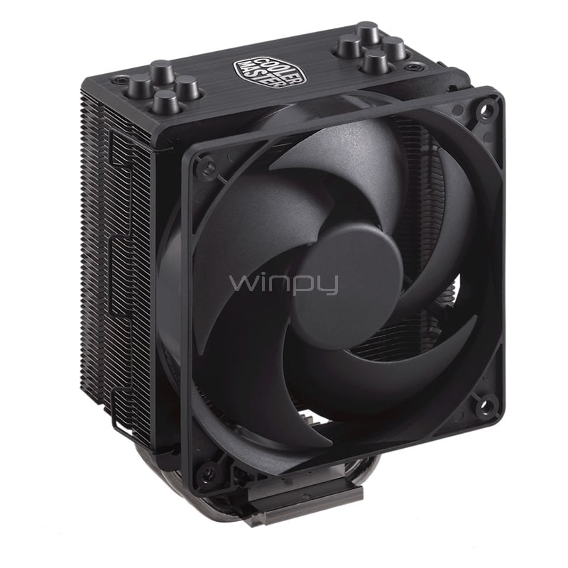 Disipador De Aire Cooler Master Hyper 212 Black Edition (120mm, 650-2000 rpm, 26 dBA)