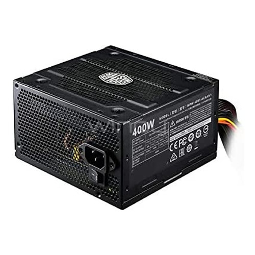 Fuente de Poder Cooler Master Elite V3 de 400 Watts (Certificado 80+ White, ATX)