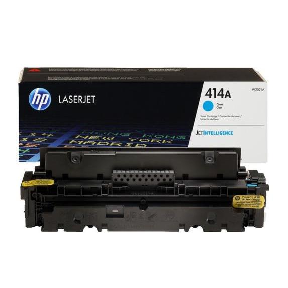 Cartucho de tóner original HP LaserJet 414A cian (W2021A)