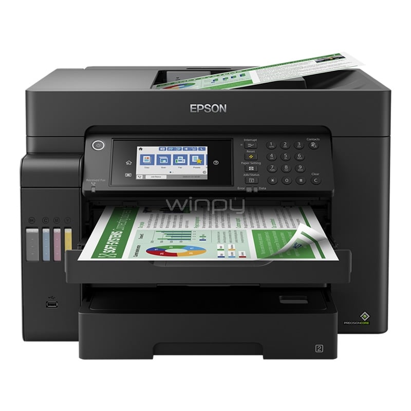 Multifuncional Epson EcoTank L15150 (Formato A3, Dúplex, Inalámbrica, Ethernet, Fax)