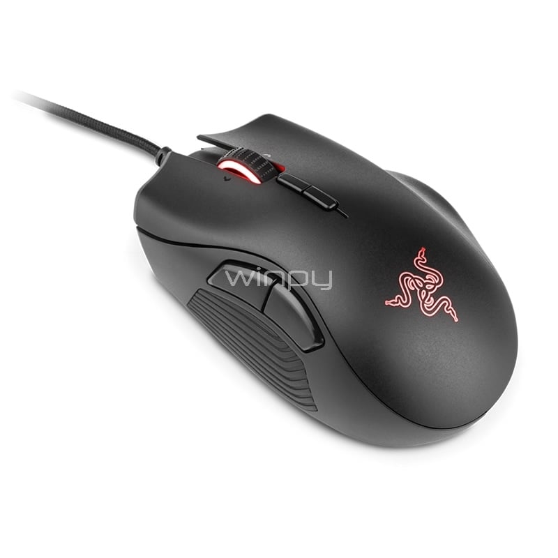 Mouse Gamer Razer Trinity con Lateral Intercambiable (16.000dpi, 9/14/19 Botones, RGB, Negro)