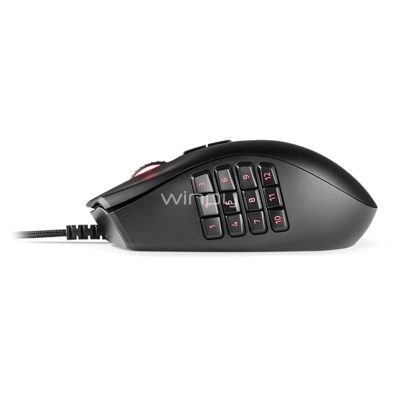 Mouse Gamer Razer Trinity con Lateral Intercambiable (16.000dpi, 9/14/19 Botones, RGB, Negro)