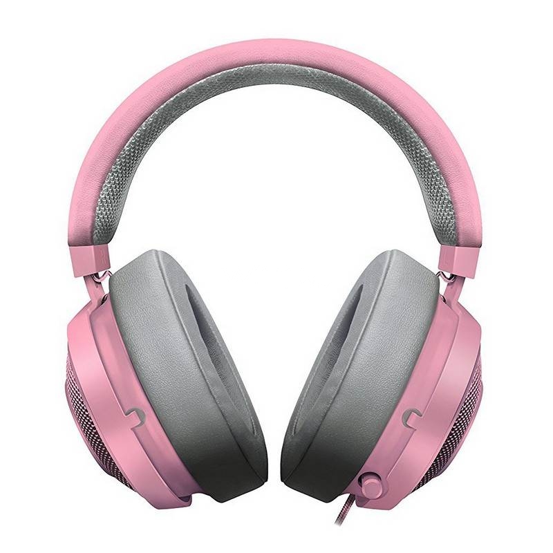 Auriculares Gamer Razer Kraken Quartz (Sonido 7.1, 28.000Hz, Micrófono, Jack 3.5mm, Rosa)