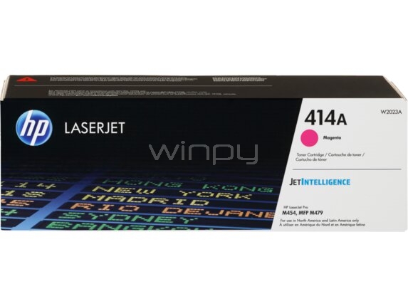 Cartucho de Tóner HP Laser 414A Magenta (W2023A)