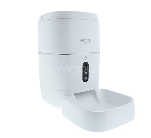 Dispensador inteligente de alimento para mascotas Nexxt (conexión Wi-Fi y cámara integrada)