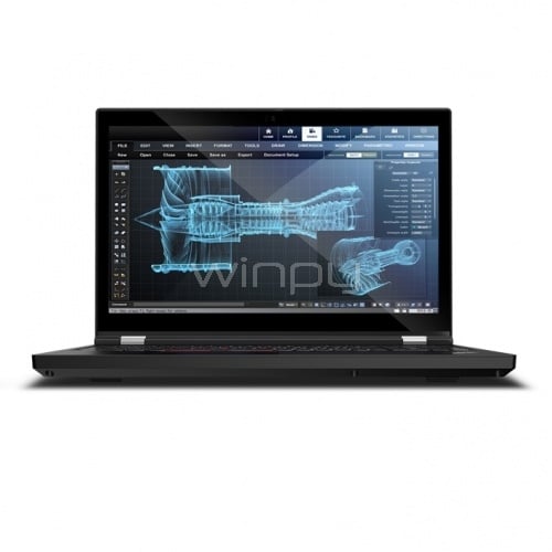 Workstation Mobile Lenovo ThinkPad P15 de 15.6“ (i7-10850U, Quadro T1000, 16GB DDR4, 1TB SSD, Win10 Pro)