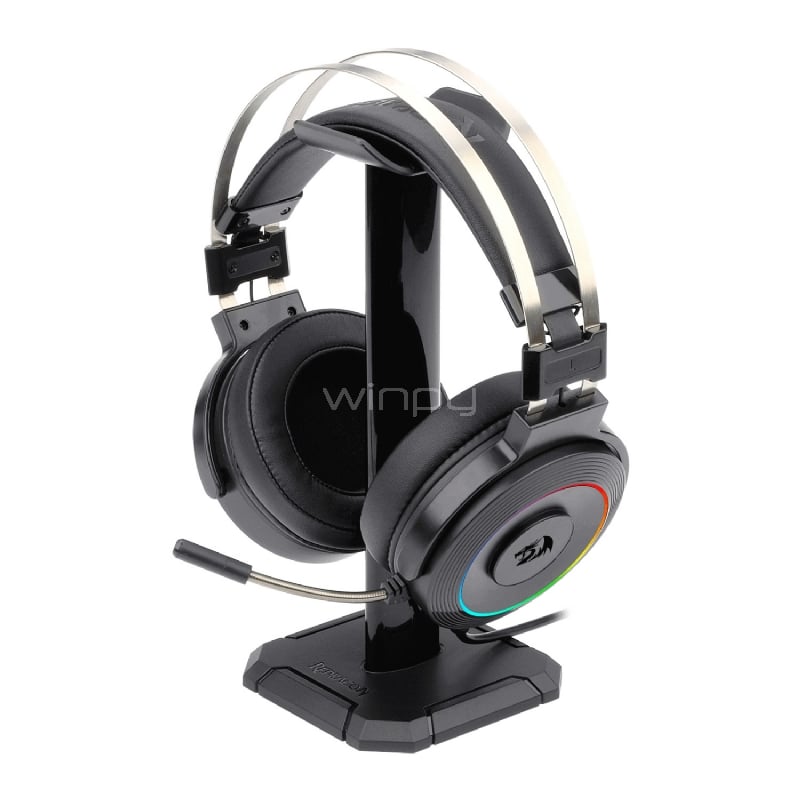 Audífonos Gamer Redragon Lamia H320 (Sonido 7.1, RGB, 20-20.000Hz, USB, Soporte Incluido)