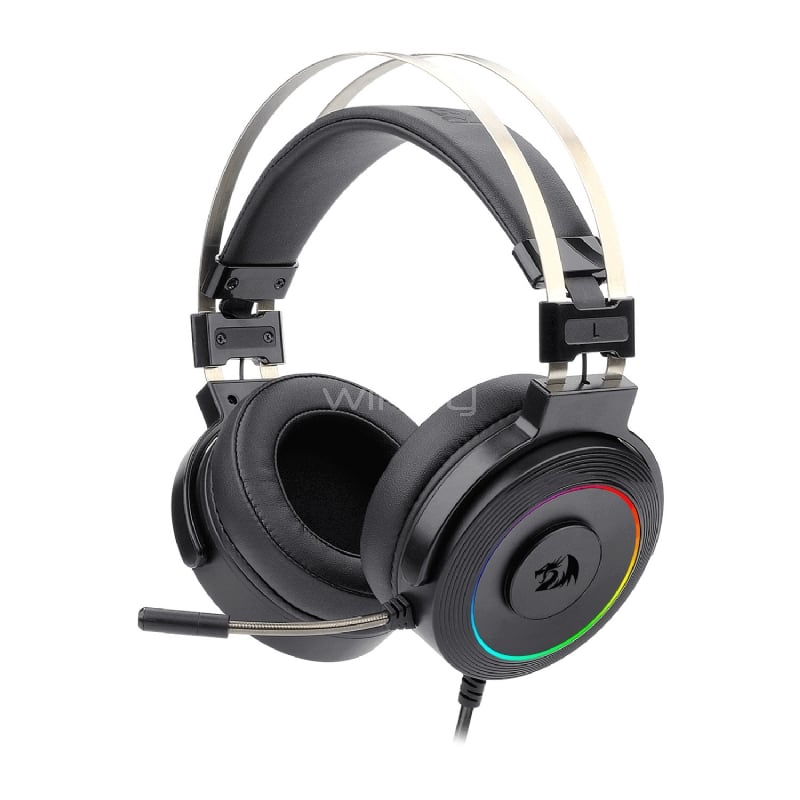Audífonos Gamer Redragon Lamia H320 (Sonido 7.1, RGB, 20-20.000Hz, USB, Soporte Incluido)