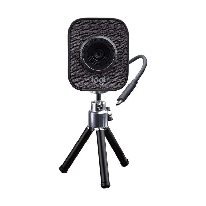 Webcam USB Logitech StreamCam (1080p, 60fps, Micrófono, Trípode Incluído, Mac-PC)
