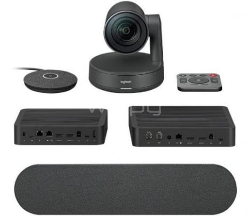 Kit Videoconferencia Logitech Rally ConferenceCam Premium (Ultra-HD, 1 Parlante, 1 Micrófono, USB)