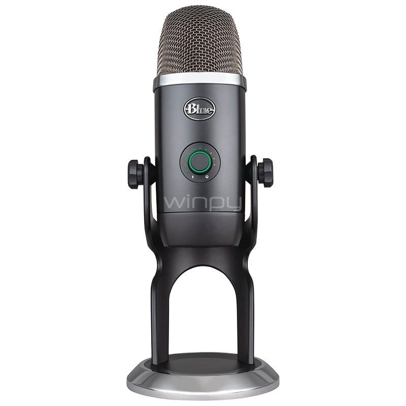 Micrófono Blue Yeti X Professional Condenser (USB, Estéreo, Cardioide, Gris Oscuro)