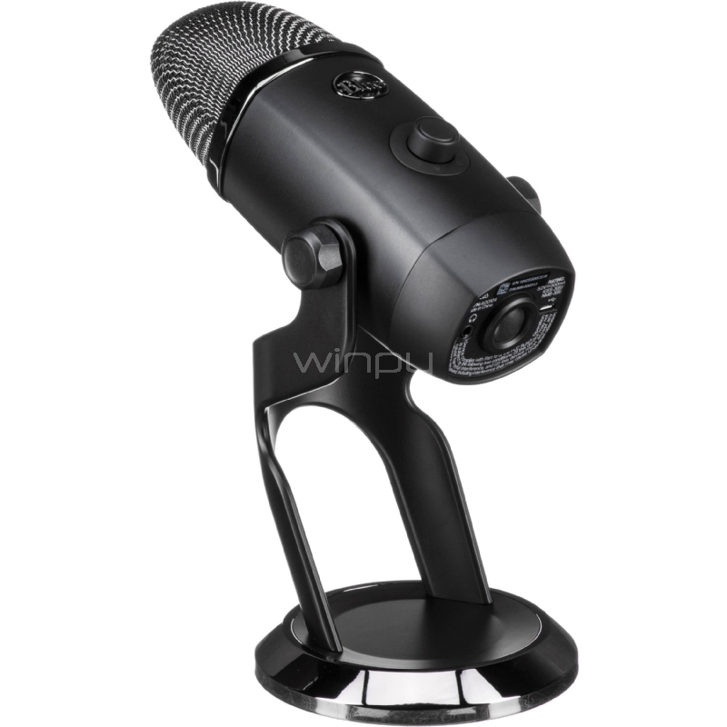 Micrófono Blue Yeti X Professional Condenser (USB, Estéreo, Cardioide, Gris Oscuro)