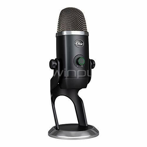 Micrófono Blue Yeti X Professional Condenser (USB, Estéreo, Cardioide, Gris Oscuro)
